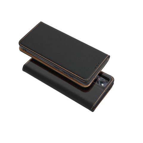 Pouzdro / obal na Apple iPhone 14 Plus ( 6.7 ) černý - knížkový Leather Forcell case SMART PRO