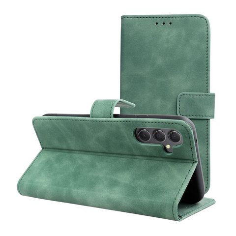 Pouzdro / obal na Samsung Galaxy A34 5G zelené - knížkové TENDER
