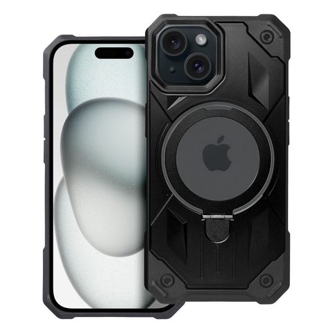 Obal / kryt na Apple iPhone 15 čierne - Armor Mag Cover