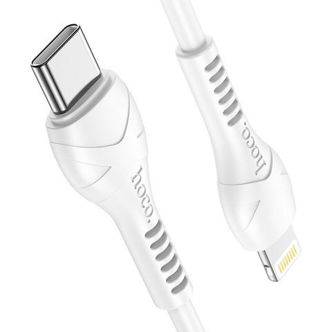 Kabel Type C / iPhone Lightning 8-pin bílý - HOCO