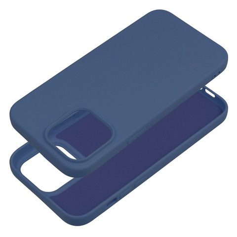 Obal / kryt na Apple iPhone 14 PRO MAX ( 6.7 ) modrý -  Forcell SILICONE LITE Case