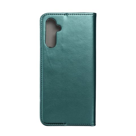 Pozdro / obal na Samsung A14 4G zelené - knížkové Smart Magneto book dark green