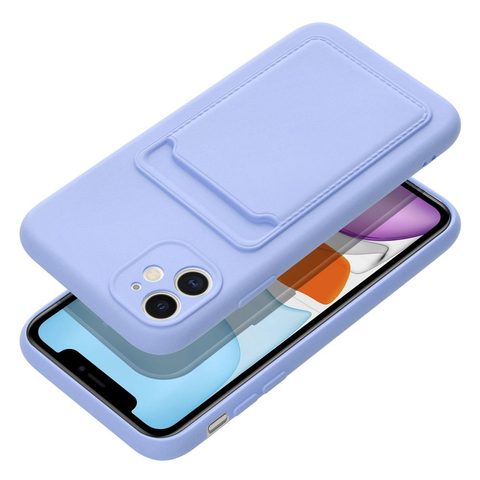 Obal / kryt na Apple iPhone 11 fialové - Forcell CARD