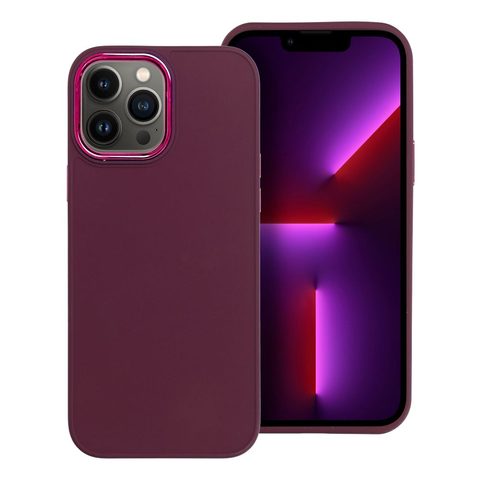 Obal / kryt na Apple iPhone 13 Pro fialové - Puzdro s rámom