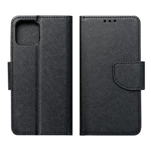 tok / borító Samsung Galaxy A22 5G fekete - könyv Kabura Fancy