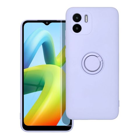 Obal / kryt na XIAOMI Redmi A1 / A2 fialový - SILICONE RING Case