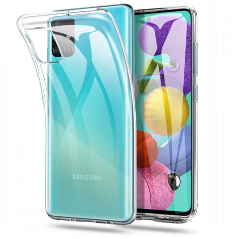 Obal / kryt na Samsung Galaxy A71 transparentní - Ultra Slim 0,3mm