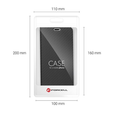 Puzdro / obal pre Samsung Galaxy S20 Ultra čierne - kniha Luna Carbon