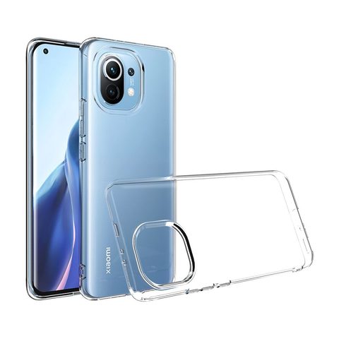 Obal / kryt pre Xiaomi Mi 11 Lite 5G transparentný - CLEAR Case 2mm