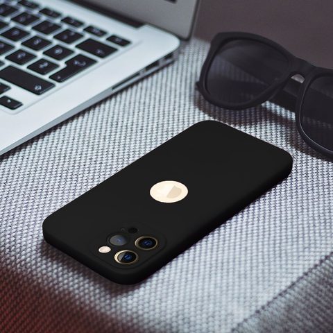 Tok / borító Apple iPhone 13 Pro Max készülékhez fekete - Forcell SOFT