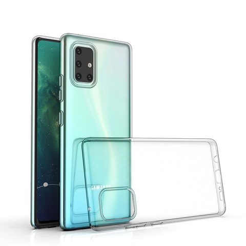 Fedél / borító Samsung Galaxy A71 átlátszó - TISZTA tok 2mm