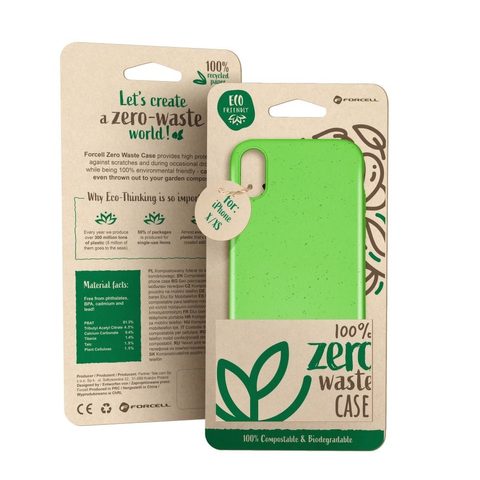 Obal / kryt pre Apple iPhone 11 Pro Max zelené - Forcell BIO - Zero Waste