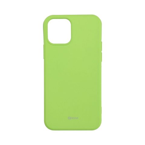 Obal / kryt pre iPhone 12 Pro Max limetkový - Roar Colorful Jelly Case