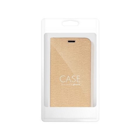 Puzdro / obal pre Samsung Galaxy A03s zlatý - kniha Forcell Luna Book Gold