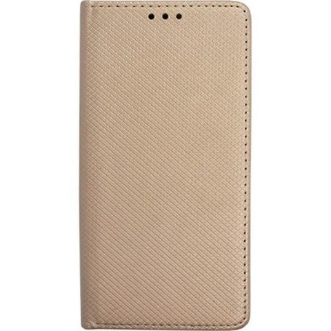 Pouzdro / obal na Apple iPhone X / XS zlaté - knížkové Smart Case