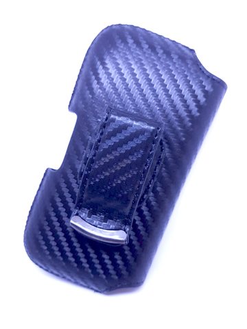 Puzdro / obal pre Samsung Monte (S5620) karbónová čierna - na opasok