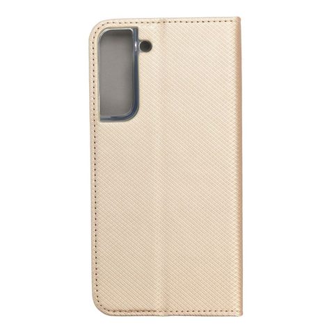 Puzdro / obal pre Samsung Galaxy S22 Plus zlatý - kniha Smart Case Book