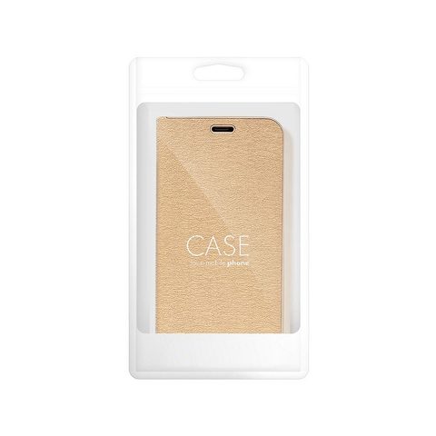 Puzdro / obal na Samsung Galaxy A42 5G zlatý - kniha LUNA