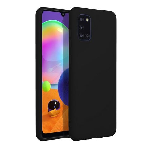 Obal / kryt pre Samsung Galaxy A31 čierny - Forcell SILICONE LITE