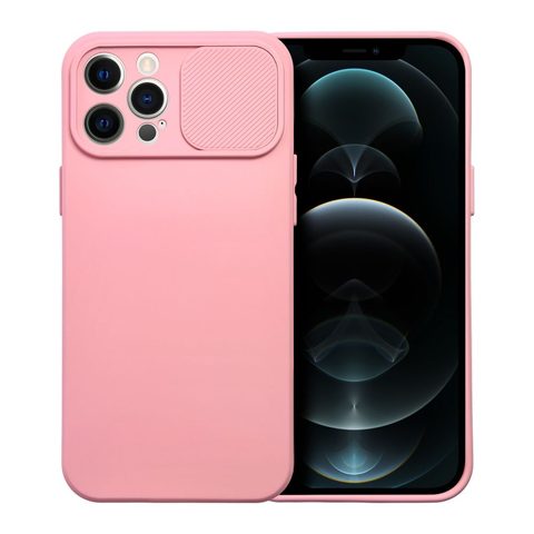 Obal / kryt na Apple iPhone 12 Pro ružové - SLIDE Case