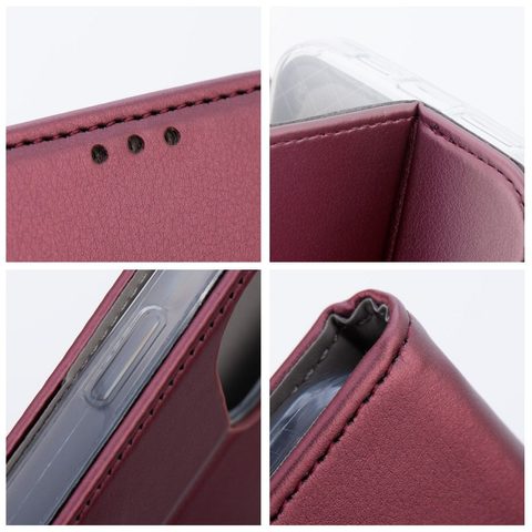Puzdro / obal na Apple iPhone 11 PRO burgundy - kniha Smart Magneto