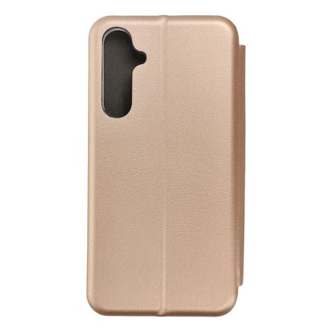 Pouzdro / obal na Samsung Galaxy S23 FE zlaté - knížkové Elegance