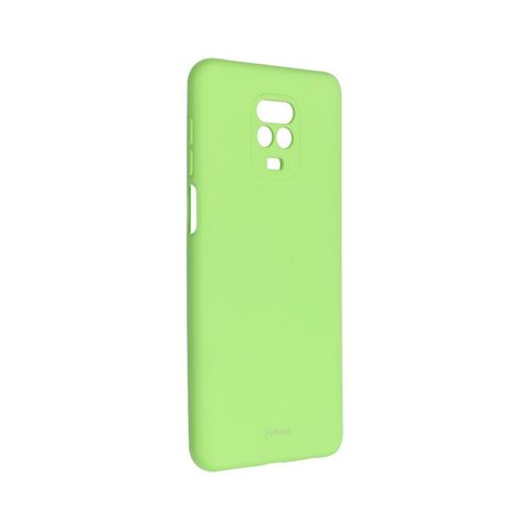 Obal / kryt pre Xiaomi Redmi Note 9 zelený - Silikónové puzdro