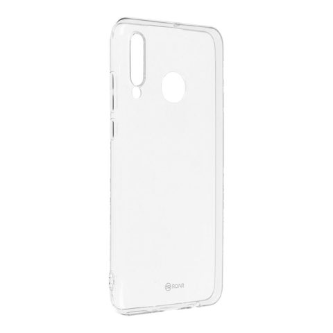 Fedél / borító a Huawei P30 Lite átlátszó - Jelly Case Roar