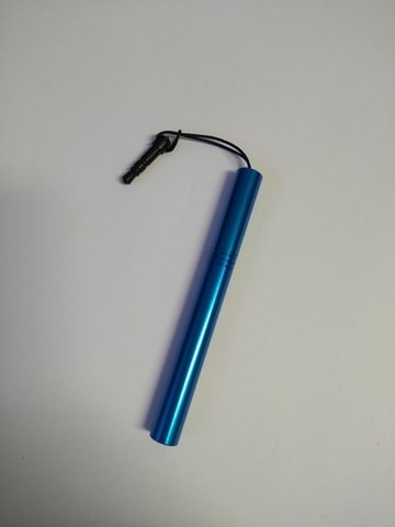 Obal / kryt na Apple iPhone 5 sv. modrý + dotykové pero modrý
