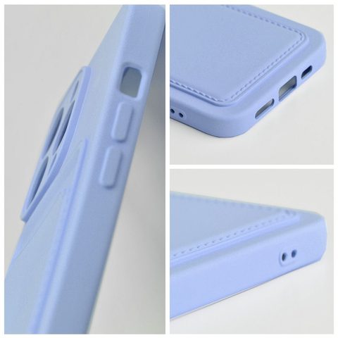 Obal / kryt na Apple iPhone 15 fialový - CARD Case