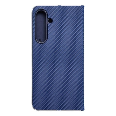 Pouzdro / obal na Samsung Galaxy S24 Plus modré - knížkové LUNA Book Carbon