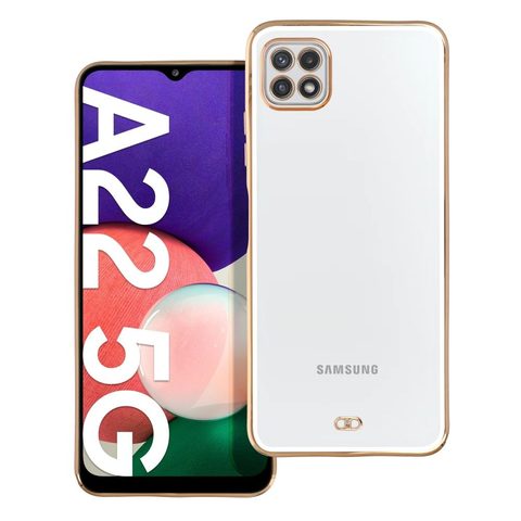 Borító Samsung Galaxy A22 5G fehér - Forcell LUX