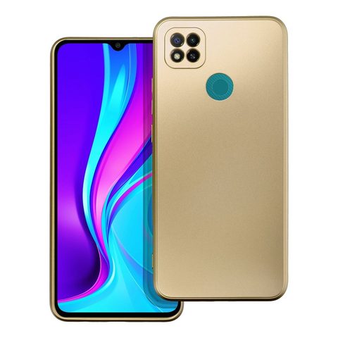 Obal / kryt na Xiaomi Redmi 9C zlatý - Forcell METALLIC