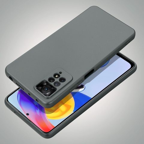 METALLIC tok a XIAOMI Redmi 9A / 9AT szürke tokhoz