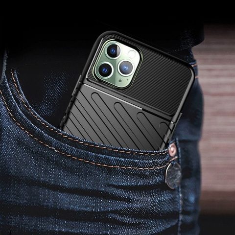 Obal / kryt na Apple iPhone 13 Pro Max černý - Forcell THUNDER