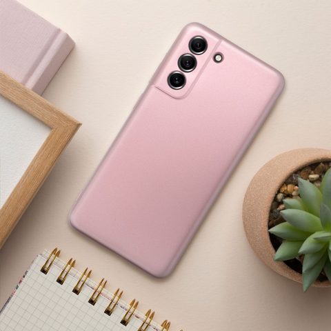 Obal / kryt na Samsung Galaxy A53 5G, růžový - METALLIC Case