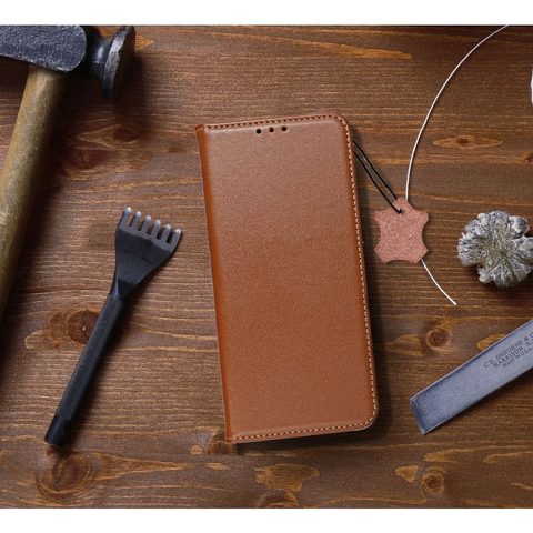 Pouzdro / obal na Samsung Galaxy A32 5G, hnědé - knížkové Forcell Leather