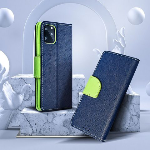 tok / borító Xiaomi 11T / 11T Pro lime kék - book Fancy Book