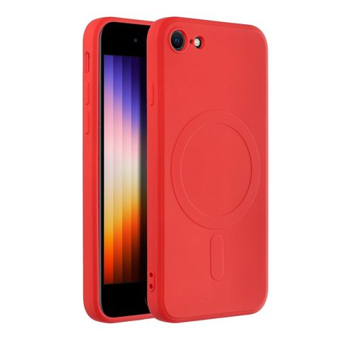 Obal / kryt na Apple iPhone 7 / 8 / SE 2020 / SE 2022 červený - Silicone Mag Cover case