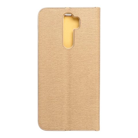 Puzdro / obal pre Xiaomi Redmi Note 8 Pro zlatý - - kniha Luna Book