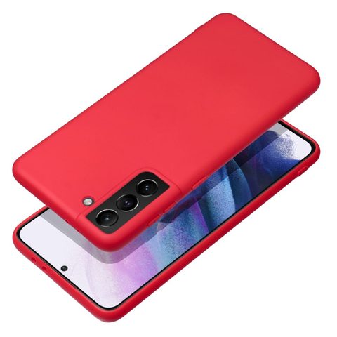 Obal / kryt pre Samsung Galaxy S21 Plus červený - Forcell Soft