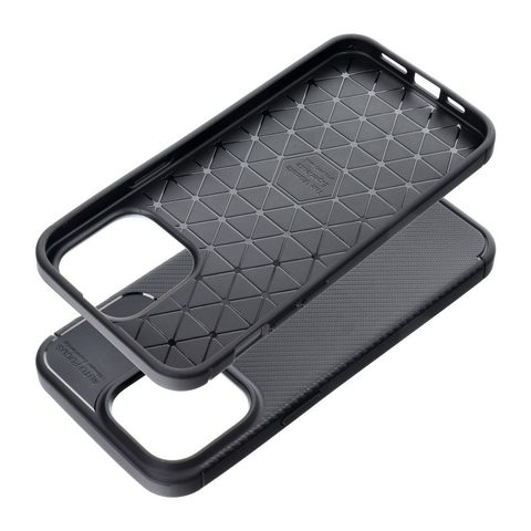 Obal / kryt na Apple iPhone 15 Pro Max čierne - CARBON