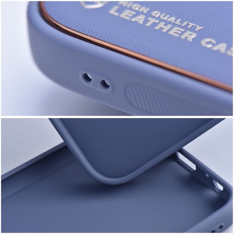Obal / kryt na Samsung Galaxy S24 modrá - LEATHER Case