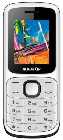 ALIGATOR D210 Dual SIM bílo-černý