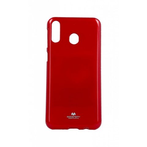 Obal / kryt na Samsung Galaxy M20 červený - Jelly Case Mercury