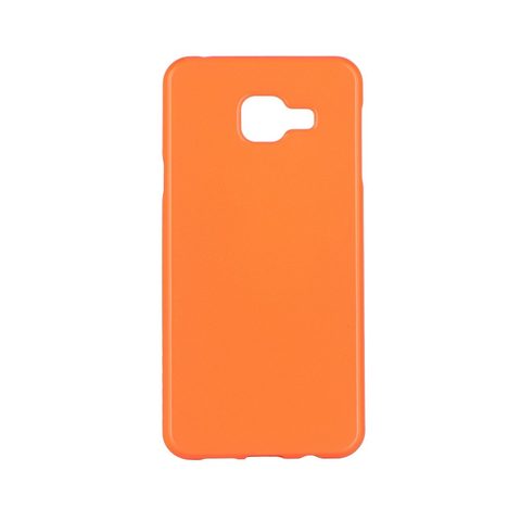 Obal / kryt na Samsung Galaxy A3 2016 oranžový - Jelly Case Flash