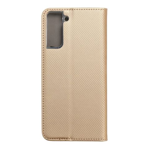 Pouzdro / obal na Samsung S21 Plus zlatý - Smart Case Book