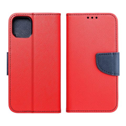 Puzdro / obal pre Samsung Galaxy A02S červený / modrý - Kabura Fancy Book