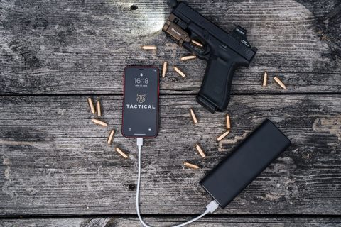 Kabel USB-C/USB-C 0.3m černý - Tactical Smooth Thread