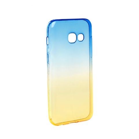 Obal / kryt na Samsung Galaxy A3 2017 modrý-zlatý - Forcell OMBRE
